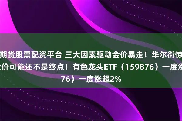 期货股票配资平台 三大因素驱动金价暴走！华尔街惊呼，金价可能还不是终点！有色龙头ETF（159876）一度涨超2%