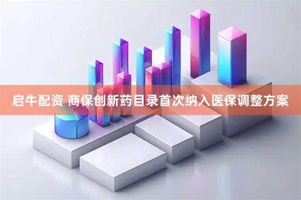 启牛配资 商保创新药目录首次纳入医保调整方案